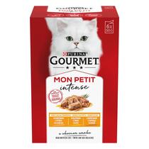 GOURMET Mon Petit, Mešan izbor, Piščanec, Raca in Puran, mokra hrana za mačke