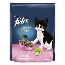 FELIX CRUNCHY&SOFT Junior, s piščancem in zelenjavo, suha hrana za mačke