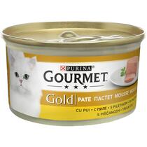 GOURMET Gold, pašteta, piščanec, mokra hrana za mačke