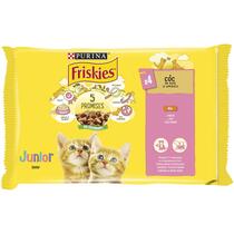Friskies® Junior s Piščancem v omaki, mokra hrana za mačke