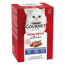 GOURMET Mon Petit, Mešan izbor, Losos, Tuna in postrv, mokra hrana za mačke