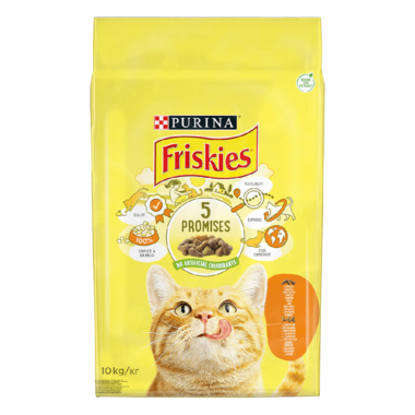 Friskies® s piščancem in zelenjavo, suha hrana za mačke