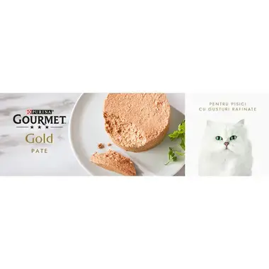 GOURMET Gold, pašteta, Tuna, mokra hrana za mačke